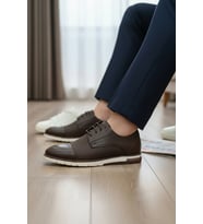 Enoch Erkek Smart Casual Ayakkabı - Tekstüre Detaylı Esnek Hafif Tabanlı Şehir Şıklığı Ve Ofis Ayakkabısı
