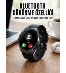 Akıllı Saat Nabız Sensörlü Bildirim Görebilen Spor Modları GPS Takibi Yeni Nesil