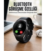 Akıllı Saat Nabız Sensörlü Bildirim Görebilen Spor Modları GPS Takibi Yeni Nesil