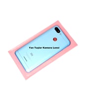 Tkgz Xiaomi Redmi 6 Kasa Arka Pil Batarya Kapağı MAVİ