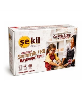 Şekil Seramik Kil Hamuru Başlangıç Seti