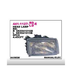 Esse Otomotiv  - Polo Classıc Caddy 97-00 Sağ Far - DPO-441-1127R-LD-E - 6K5941016