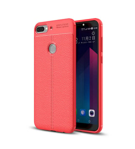 HTC Desire 12 Plus Kılıf Niss Deri Desenli Silikon Kılıf