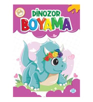 Neşeli Dinozor Boyama