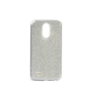 LG Stylus 3 Uyumlu Kılıf Zore Shining Silikon (Gümüş)
