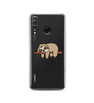 Huawei P30 Lite Uyumlu Baskılı Yumuşak Silikon Şeffaf Telefon Kılıfı