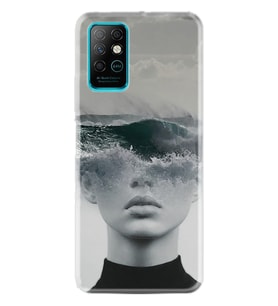 Infınıx Note 8 Kılıf Desenli Silikon Kılıf Anti Social Social Club 1361