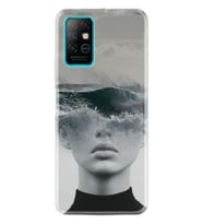 Infınıx Note 8 Kılıf Desenli Silikon Kılıf Anti Social Social Club 1361
