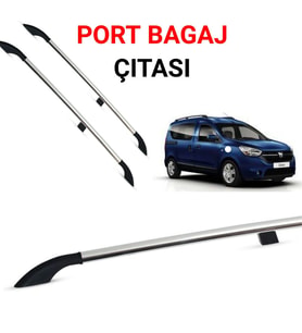 DACİA DOKKER GRİ PORTBAGAJ TAVAN ÇİTASI 2013 2014 2015 2016 2017 2018 2019 2020 2021