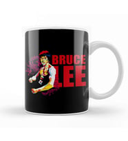 Bruce Lee With Colorful Pop Kupa Bardak Porselen