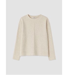 LCW Kids Ekru Bisiklet Yaka Kız Çocuk Sweatshirt