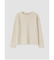 LCW Kids Ekru Bisiklet Yaka Kız Çocuk Sweatshirt