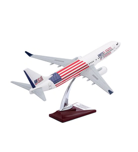 Zekupp - Maket Uçak - Boeing 737-800 1/100 - ABD ÖZEL TASARIM Model Uçak