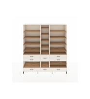 Hyperion Dolap 19 Raflı 8 Çekmeceli  220x44x243 Aytaşı-Çam/Aytaşı
