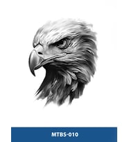 MTBS-013 ORTA BOY KARTAL DESEN GEÇİCİ DÖVME-TATTO