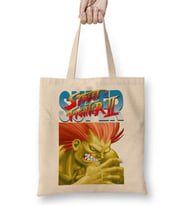 Street Fighter 2 Bison Bez Çanta Uzun Saplı
