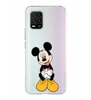 Xiaomi Mi 10 Lite Uyumlu Kapak Mickey Mouse Tasarımlı Şeffaf Silikon Kılıf