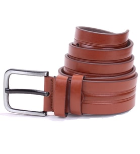 Dagoster DMK26-457 Taba 4.5 cm Suni Deri Erkek Kemer