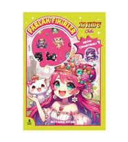 Anime Chibi Parlak Fikirler Neon Çıkartmalı Boyama Kitabı