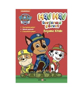 Paw Patrol - Hav Hav Kurtarma Görevi Boyama Kitabı Beta Kids