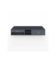 Kronos TV Ünitesi 2 Raflı Tek Çekmeceli 2 Kapaklı 220x59x51 Antrasit-Antrasit