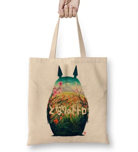 Forest Dream Totoro Bez Çanta Uzun Saplı
