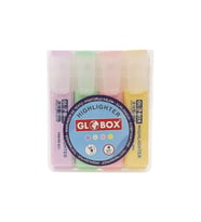 Globox Fosforlu Kalem 4'lü Pastel Renkler