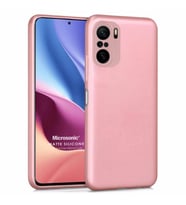 Microsonic Matte Silicone Xiaomi Mi 11i Kılıf Rose Gold