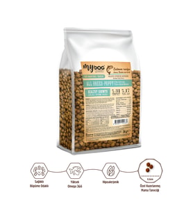 MyDog Original Az Tahıllı Somon Balıklı Yavru Köpek Maması 1kg