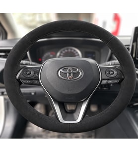 Toyota Yaris Cross Direksiyon Kılıfı Alcantara Süet Monza Black Serisi Siyah 2020-2026