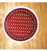 Buhara 160 x 160 Yuvarlak İpek Halı