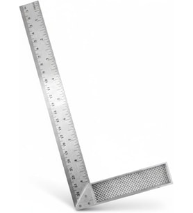 25 cm 10 inch Kaynakçı L Gönye Marangoz Fayansçı Kaynakçı L Cetveli