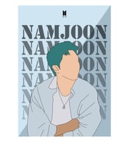 Bts Namjoon Rm Dinamit Ilhamlı Poster Tablo Ahşap Poster Dekoratif Kod583
