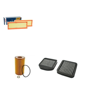 Bosch Filtre Bakım Seti Mercedes S Serisi S 350 W220 2002-2005 245 Beygir Benzin Hava + Yağ f. + Polen Filtre Sardes