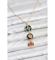 316L Çelik Vintage Model Kadın Kolye - TJ-BKO10815