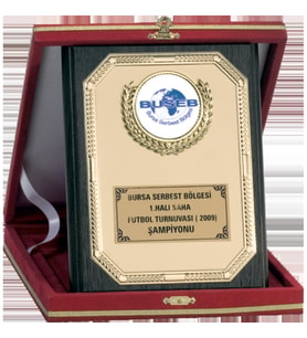 ODAK KUPA - Ahşap Plaketler - PL-041 B - 15x20 cm