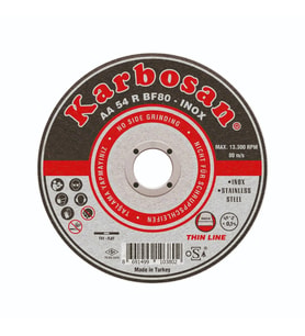Karbosan İnox-Thinline Kesici Taşı 115x1.0x22.23 10'lu Paket
