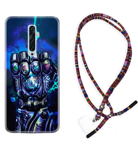 Oppo Reno 2Z 4 Lite 4 Pro 5 6 7 A31 Kılıf Boyun Asklı Rasta Silikon Thunder Play 1760