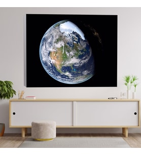 Gezegen Atmosfer Dekoratif Kanvas Tablo