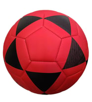 3 Astar Futbol Topu No.5 Kırmızı Siyah Desenli  Footbal-900 (Kırmızı-Siyah)