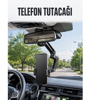 Araç Dikiz Aynası Telefon Tutucu Ayarlanabilir Katlanabilir Nigasyon Telefon Standı