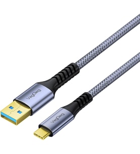 USB 3.0 to USB-C Örgülü Type-C 5Gbps Veri ve Şarj Kablosu 5 Metre