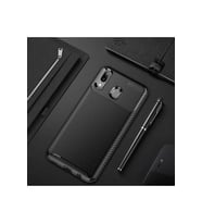 Samsung Galaxy M20 Uyumlu Kılıf Zore Negro Silikon Kapak (Siyah)