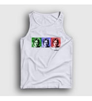 Presmono Unisex Beyaz Portraits Beatles John Lennon Atlet 35035tt (Beyaz)