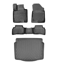 DS 4 2021+ 3D Havuzlu Paspas Takımı ve Bagaj Havuzu Seti (Siyah)