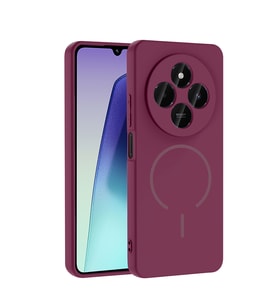 Xiaomi Redmi 14C Uyumlu Kılıf M-safe Şarj Özellikli Zore Meta Kapak