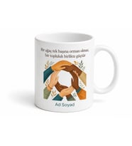 Topluluk Üyesi Temalı Özel Baskılı Kupa Bardak Hediye Porselen Mug