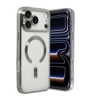 iPhone 17 Pro Max Kross Magneticsafe Kapak - Gümüş