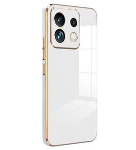 Newface Xiaomi Poco M6 Pro 4G Kılıf Volet Silikon - Beyaz