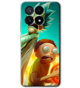 Poco x6 Pro Kılıf HD Desen Baskılı Kılıf - Rick Morty
